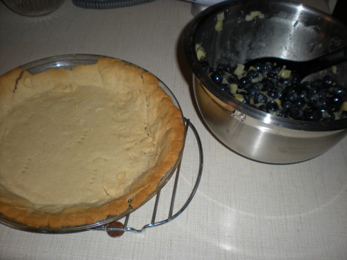 Blueberry Pineapple Piña Colada Pie Pie